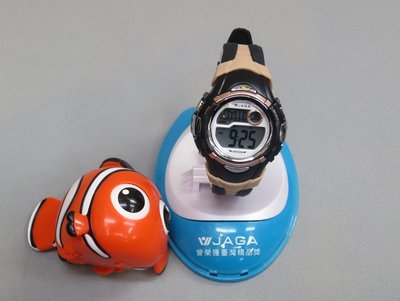 JAGA捷卡 防水多功能運動電子錶/女錶/兒童錶 M628-AL (黑玫) 防水 夜光 鬧鈴 保固一年