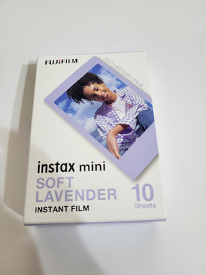 送透明袋10枚 板橋區自取$270 拍立得底片 薰衣草紫邊框 可用INSTAX Link MINI 12 SP2 EVO