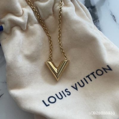 【日本二手】/LV Louis Vuitton V項鍊 請看商品描述