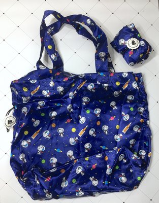 日本 Rootote 史努比 太空人 登月50週年 多口袋 折疊購物袋環保袋肩背包手提包 環保包 snoopy 生日禮物