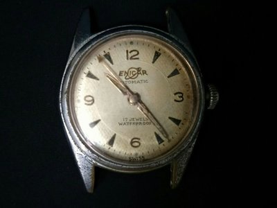 ☘綠盒子古董老爺錶☘50年代~瑞士 ENICAR 英納格17石自動錶 罕見Felsa690機芯 世界上第一隻雙向自動上鏈結構機械機芯 值得收藏