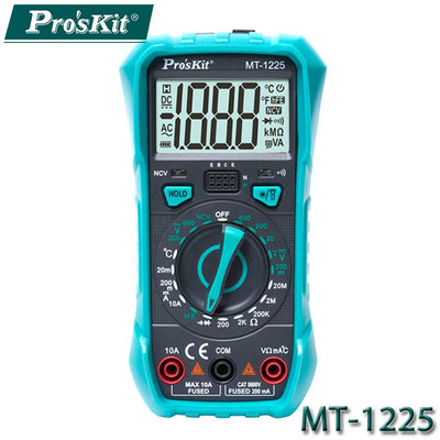 【MR3C】含稅公司貨 ProsKit寶工 MT-1225 3-1/2數位電錶