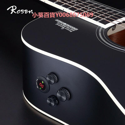 ROSEN盧森G11電箱吉他面單板民謠木吉它初學者學生男女生入門專用
