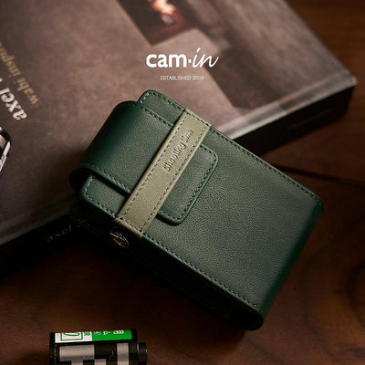 cam-in真皮相機包手拿收納包適用于索尼黑卡理光GRii/iii保護皮套