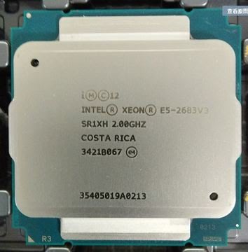 【含稅】Intel Xeon E5-2683 V3 2.0G Turbo 3.0 14核28線 QS正顯CPU 一年保