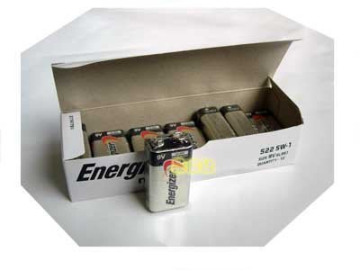 含稅【晨風社】勁量 Energizer 9V 鹼性 電池