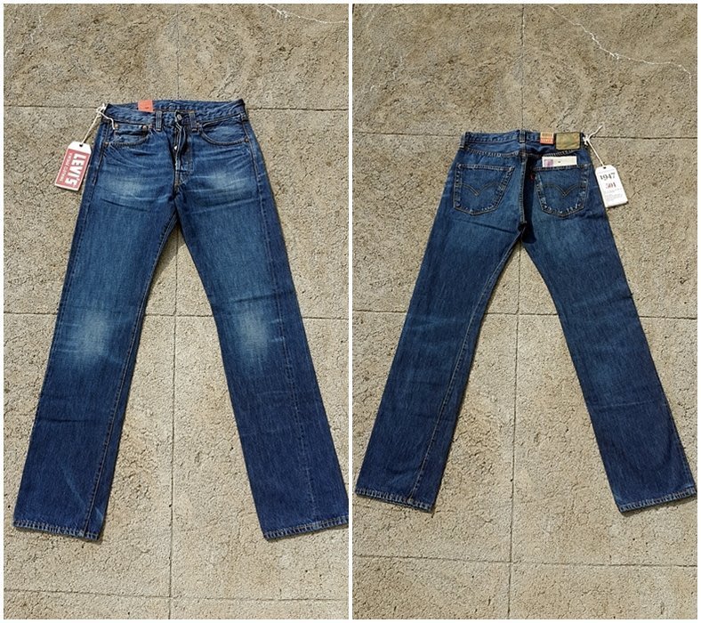 西方不敗全新美國版Levi's LVC 501XX 1947年Jacob 47501 仿舊洗色Levis