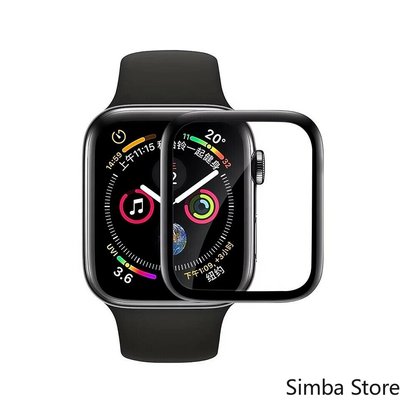 新款 適用蘋果手錶鋼化膜 防摔防刮保護膜 適用於Apple Watch 6/5/4/3/SE錶膜 iwatch手錶玻璃膜