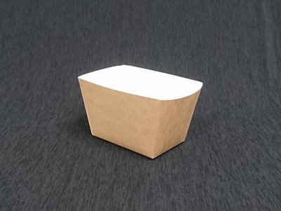含稅【牛皮色 1號 雞塊盒】600入/箱 CKB紙盒 小吃盒 薯條盒 點心盒 外帶盒 免洗餐盒 炸物盒 方形餐盒
