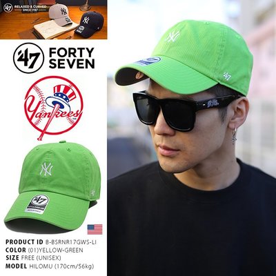 [SREY帽屋]預購＊47 Brand CLEAN UP MLB 紐約洋基 馬卡龍色 小LOGO 日本限定 老帽 棒球帽