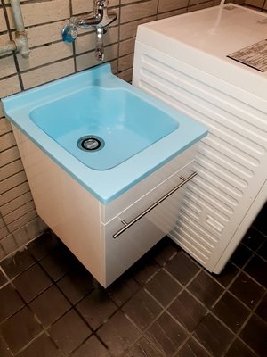 【IDEE】500AE B-107 亞特蘭人造石。人造石水槽。洗衣板。陽洗台。洗衣台。洗衣檯。洗衣槽。檯面櫃 ~ 台灣製