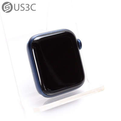 【US3C-台南店】【一元起標】Apple Watch 6 40mm GPS 藍色 鋁金屬錶框 全球緊急電話 電子心率感測器 二手智慧穿戴裝置