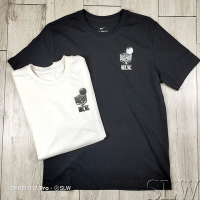 『 SLW 』DR7638-010黑/030米白 男 NIKE 棉質 塗鴉 籃球T恤 運動短袖 短T 29