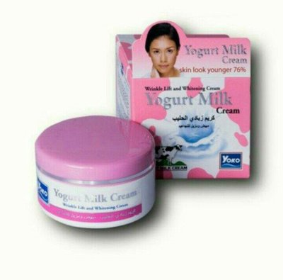泰國 Yoko Yogurt Milk Whitening Cream 優格牛奶日夜乳霜/1瓶/50g
