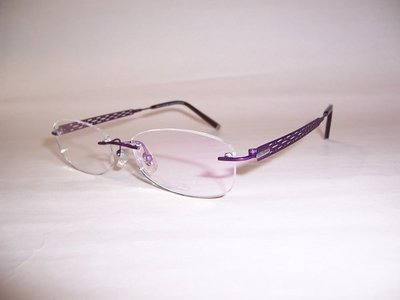 光寶眼鏡城(台南) Dr.Swan 無邊 B純鈦 眼鏡, 霧紫造型腳  BG7117 / C204