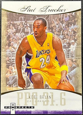 NBA 球員卡 Kobe Bryant 2007-08 Fleer Hot Prospects Stat Tracker