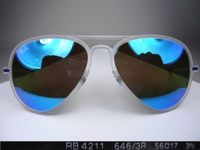 信義計劃 眼鏡 Ray Ban RB 4211 太陽眼鏡 水銀 鍍膜 鏡片 飛行員 藍光 全視線 sunglasses