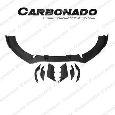 Carbonado 奧迪 RS6 ABT 改裝 碳纖維前下巴  前杠風刀 /請議價
