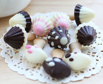 (甜心手作坊)26連可愛蘑菇巧克力模 透明巧克力模1個
