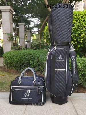 高爾夫球包奔馳Benz尼龍防水衣物包輕便單肩手提包golf球袋球桿包-雙喜生活館
