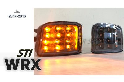 》傑暘國際車身部品《全新 速霸陸 SUBARU WRX STI 14 15 16 年 LED 前保桿 方向燈 透明殼黑框