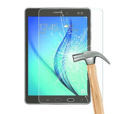 SAMSUNG 適用於三星 Galaxy Tab A 9.7 SM-P550 P555 帶筆鋼化玻璃屏幕保護膜-發億旺華