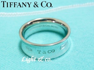 【Light &amp; co.】二手真品 TIFFANY &amp; CO Tiffany &amp; Co 925純銀 1837戒指 基本款 新款
