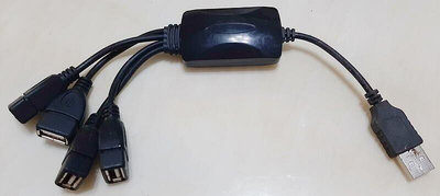 ╭✿㊣ 二手 USB2.0 HUB 集線器【四爪魚】4 port (阜) 分線器 特價 $39 ㊣✿╮