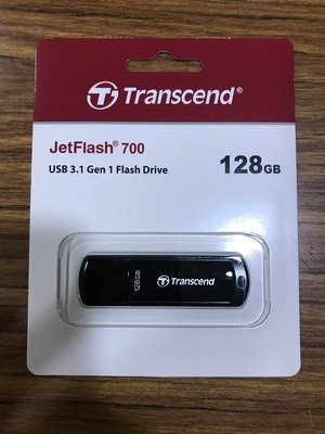 點子電腦☆北投◎Transcend 創見 JetFlash 700 128GB 128G 隨身碟 USB3.1 550元