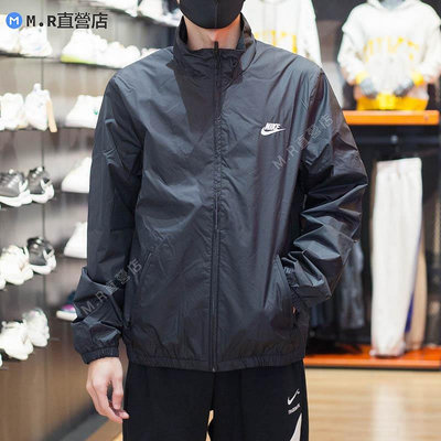 Nike 耐吉 男子 CLUB+ WVN 運動 休閒 外套 梭織 立領 夾克 DX0673-010