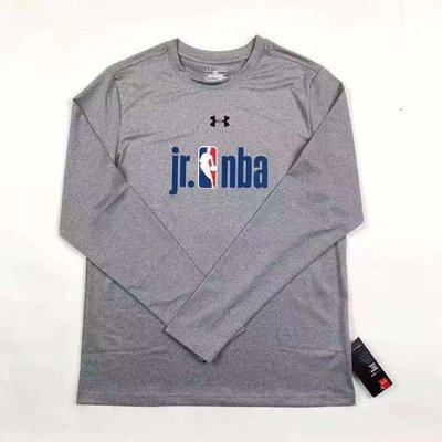 NIKE耐吉春秋新款UA JR NBA投籃服籃球訓練運動跑步健身速干T恤長袖緊身衣