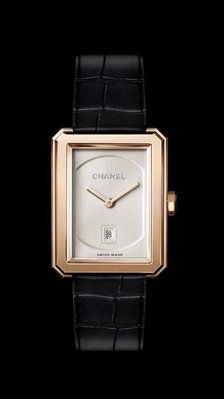 Chanel H4313 BOY FRIEND 腕錶中型款式 米色金錶殼自動錶