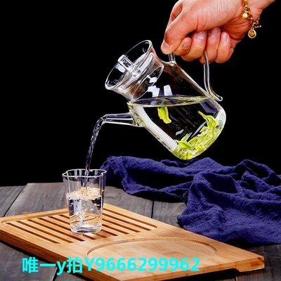 促銷打折 日式玻璃茶壺加厚綠茶專用泡茶器有蓋小宋壺內置過濾手執家用茶具