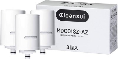 日本原裝 Cleansui三菱麗陽淨水壺濾心MD101 MDC01S 3入 (型號MD101E)【全日空】