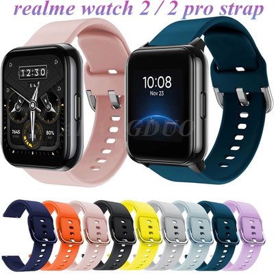 Realme watch 2 pro 錶帶 Realme watch 3 錶帶 軟矽膠錶帶 Realme 智慧手錶錶帶-337221106