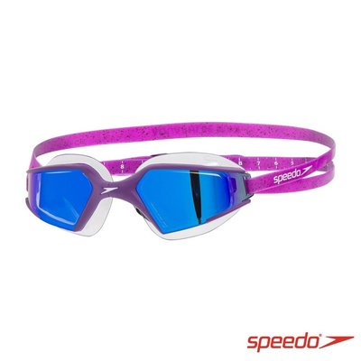 Speedo 成人進階泳鏡 Aquapulse Max 2 鏡面 莓紫 SD811767C716