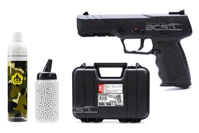 【BCS】送槍盒BB彈瓦斯 SRC SR57 MAVERICK 瓦斯自動退膛手槍-SRCGB-0722
