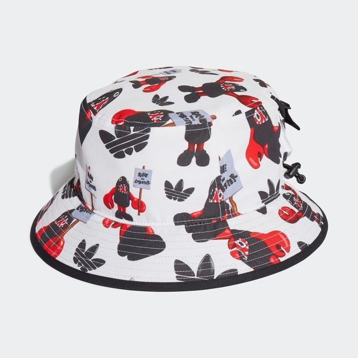 FOCA adidas 三葉草BUCKET HAT 男女運動帽子HF6950 愛迪達聯名