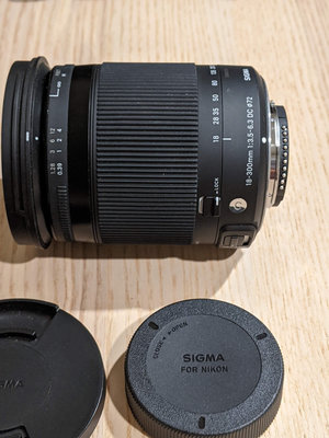 SIGMA 18-300 mm 旅遊鏡廣角望遠變焦鏡公司貨盒單全Nikon接口