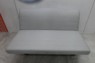 台北二手家具 推薦-IKEA 宜家 灰色 雙人 布沙發 沙發床 摺疊沙發 沙發椅 2人 沙發 折疊沙發 傢俱 避風港