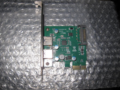 售 :登昌恆 UTB222(A) USB3.0 PCI-E  2 PORT 擴充卡(良品)