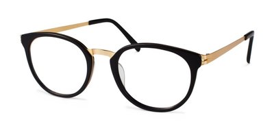【mi727久必大眼鏡】MODO 美國紐約時尚眼鏡品牌 原廠公司貨 舒適自在輕盈 6.8克超薄鈦鏡架 4509 (黑金)
