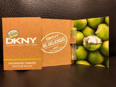 ☆~咖啡香~☆ (盧亞公司）DKNY Be Delicious青蘋果女性淡香精 針管 / 試管 1.5ML