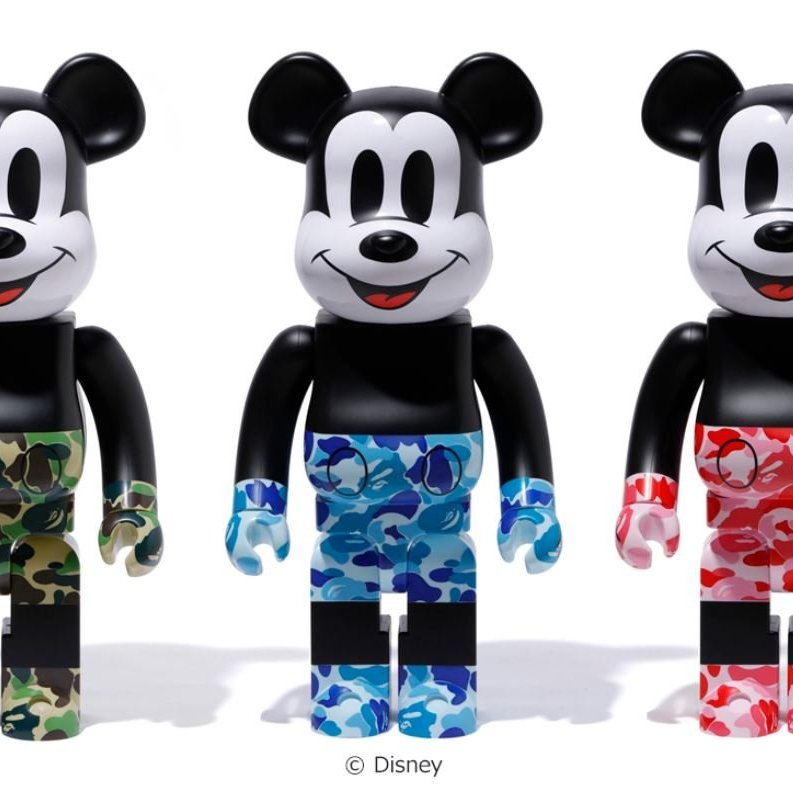 日貨代購CITY】 APE BAPE BE@RBRICK MICKEY MOUSE 1000％ 公仔庫柏力克