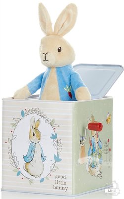 預購 美國帶回 英國彼得兔 Peter Rabbit 音樂盒 Jack-in-the-Box 嬰兒玩具 驚喜盒 彌月禮