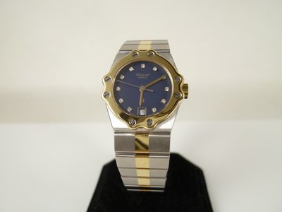 [卡貝拉精品交流] Chopard 蕭邦 半金石英錶 18k金 女錶 鑽錶 整顆原裝 珠寶名錶 小錶徑
