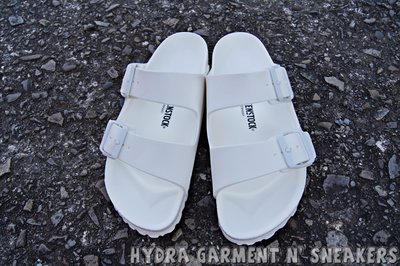 HYDRA】日本Birkenstock EVA ARIZONA 德國勃肯涼鞋防水橡膠塑膠拖鞋白