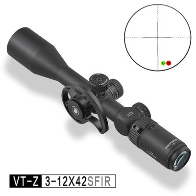 【BCS生存遊戲】DISCOVERY發現者 VT-Z 3-12X42SFIR 拉拔鎖 紅綠雙光 狙擊鏡 瞄準鏡-DI46