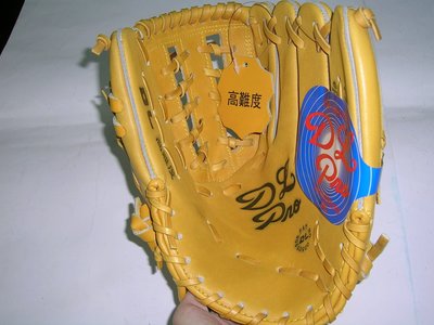 【線上體育】DL高難度(綠.黃)色棒球手套(投手)