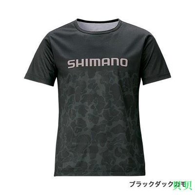 SHIMANO禧瑪諾SH-096T釣魚服T恤防曬服戶外路亞垂釣上衣速乾短袖